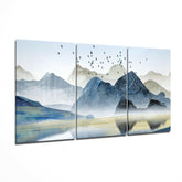 Mountains Glass Art.
